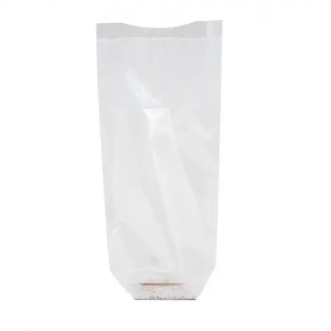 Polypropylene Bag; White Lace 100mm wide x 220mm high